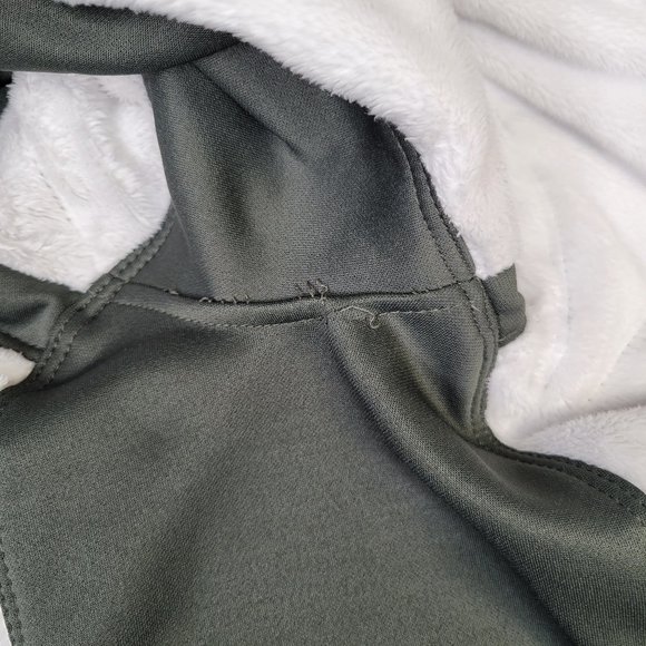 Columbia Women's Small Jacket White Fleece Green Full Zip - Picture 14 of 15